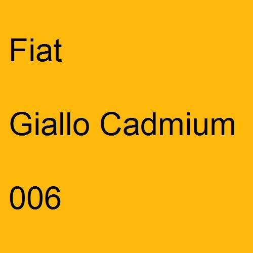 Fiat, Giallo Cadmium, 006.